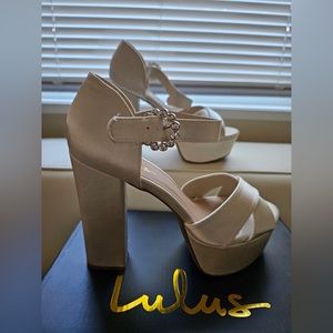 White heels- brand new